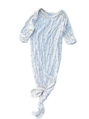 Wildbird‎ Newborn Cloudblend Knotted Sleep Gown Cherry Print